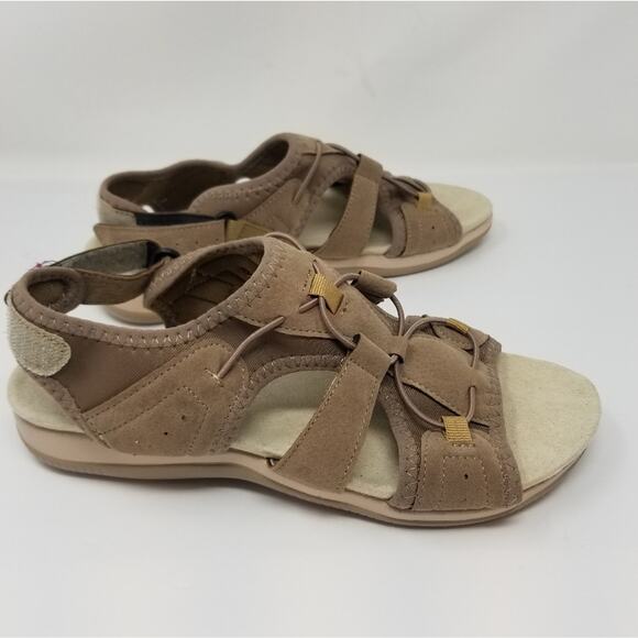 New Adjustable Sandals Lightweight  Brown Women's Size 8.5 - Picture 2 of 9